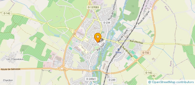 localisation de l'entreprise MONSIEUR NICOLAS LAMAZEROLLES  PONS