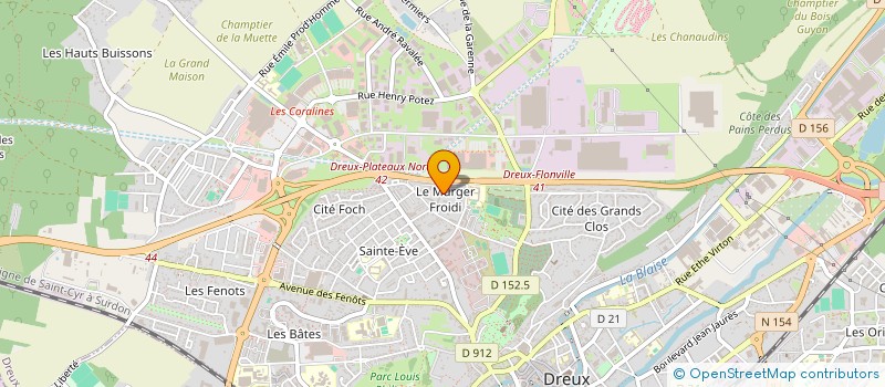 localisation de l'entreprise MONSIEUR NICOLAS LAMBERT à DREUX