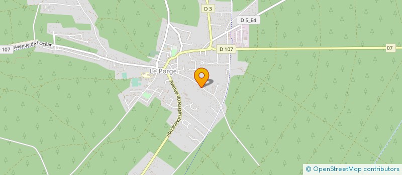 localisation de l'entreprise MONSIEUR NICOLAS LAMBERT  LE PORGE