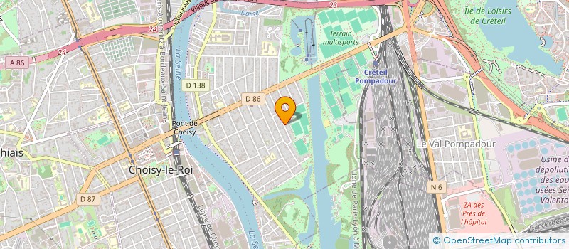 localisation de l'entreprise MONSIEUR NICOLAS LAMBERT  CHOISY-LE-ROI