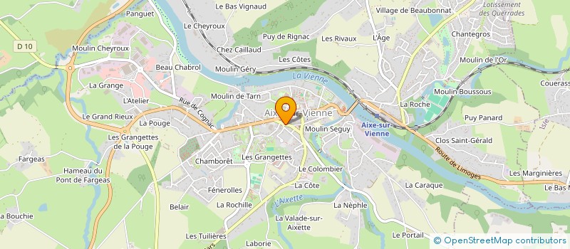 localisation de l'entreprise MONSIEUR NICOLAS LAMBLIN à AIXE-SUR-VIENNE
