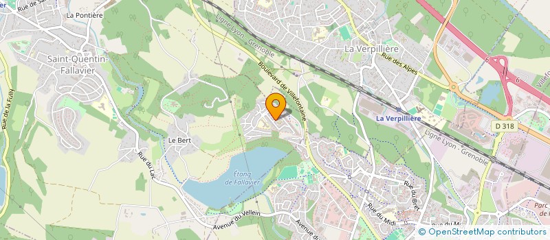 localisation de l'entreprise MONSIEUR NICOLAS LAMECHE à SAINT-QUENTIN-FALLAVIER