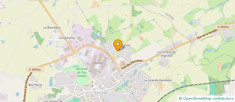 localisation de l'entreprise MONSIEUR NICOLAS LAMEIRINHAS à CERIZAY
