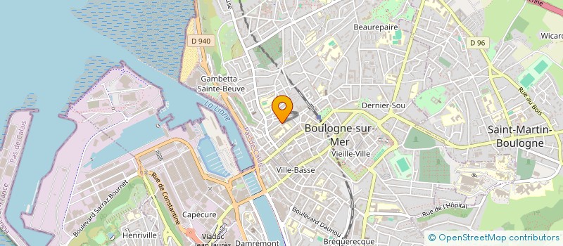 localisation de l'entreprise MONSIEUR NICOLAS LAMOUR à BOULOGNE-SUR-MER