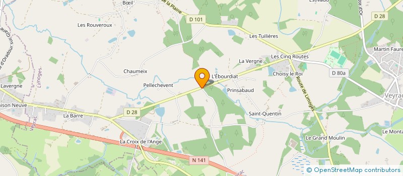 localisation de l'entreprise MONSIEUR NICOLAS LANARDE à ORADOUR-SUR-GLANE