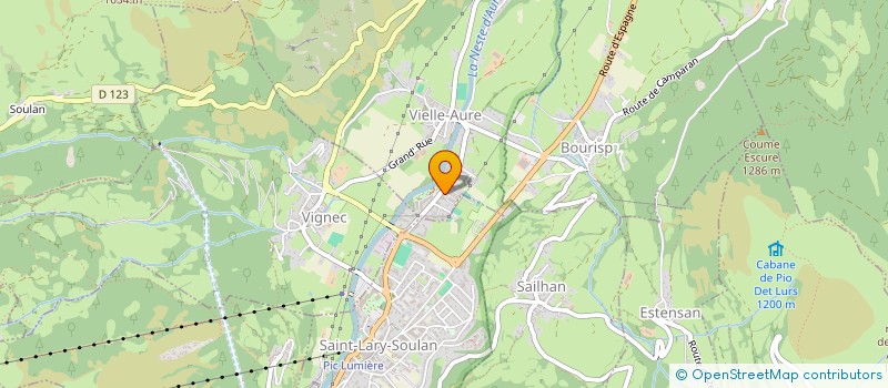 localisation de l'entreprise MONSIEUR NICOLAS LANDAIS  VIELLE-AURE