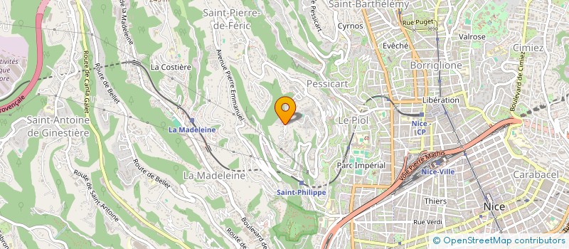 localisation de l'entreprise MONSIEUR NICOLAS LANDAIS  NICE