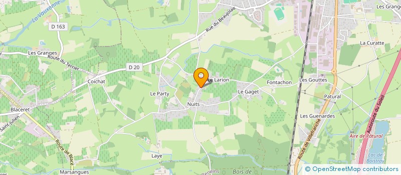 localisation de l'entreprise MONSIEUR NICOLAS LANDICHE  SAINT-GEORGES-DE-RENEINS