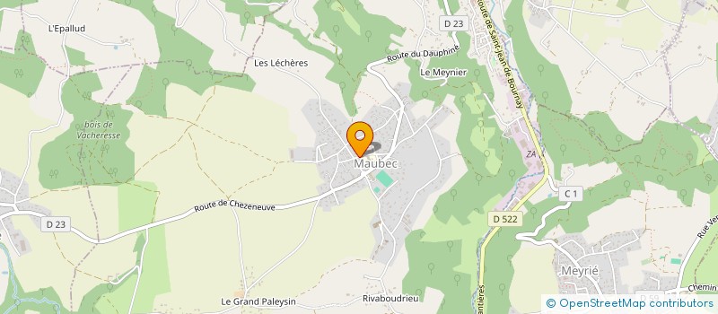 localisation de l'entreprise MONSIEUR NICOLAS LANDRIX  MAUBEC