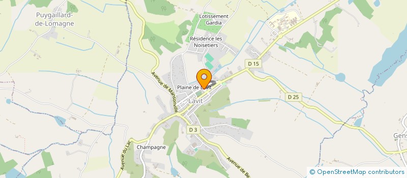 localisation de l'entreprise MONSIEUR NICOLAS LANGARITA  LAVIT