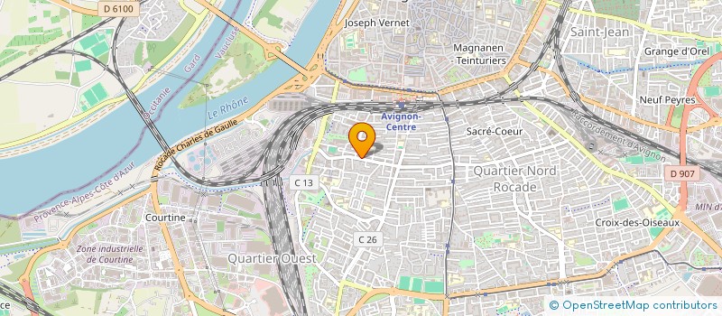 localisation de l'entreprise MONSIEUR NICOLAS LANGLADE  AVIGNON