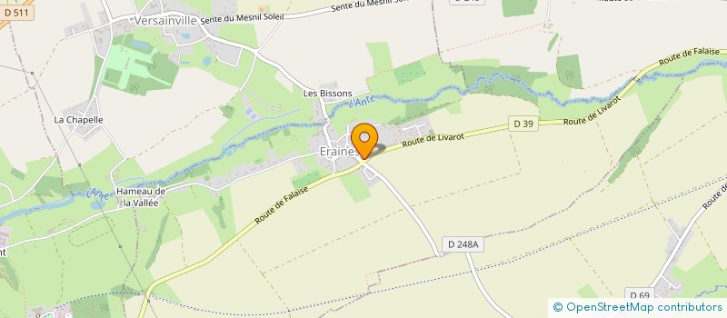 localisation de l'entreprise MONSIEUR NICOLAS LANGLOIS à PUTANGES-LE-LAC
