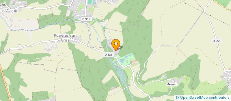 localisation de l'entreprise MONSIEUR NICOLAS LANTHIEZ  ROZIERES-SUR-CRISE