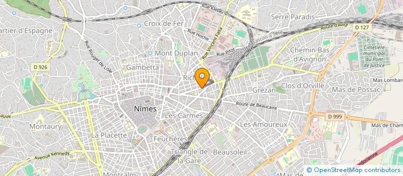 localisation de l'entreprise MONSIEUR NICOLAS LANZA  NIMES