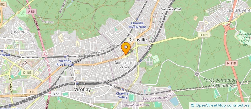 localisation de l'entreprise MONSIEUR NICOLAS LAPALU à CHAVILLE