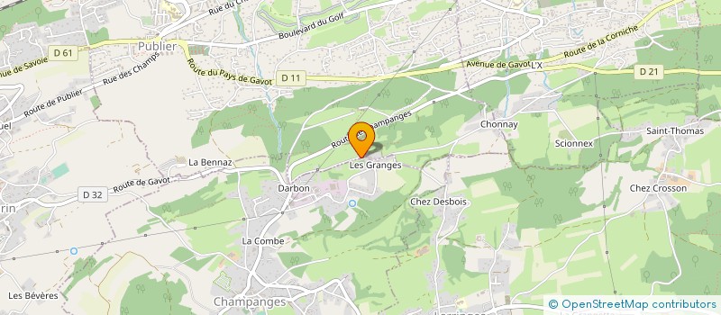 localisation de l'entreprise MONSIEUR NICOLAS LAPERROUZAT  CHAMPANGES