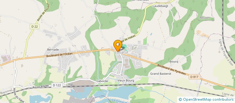 localisation de l'entreprise MONSIEUR NICOLAS LAPEYRE  TERCIS-LES-BAINS