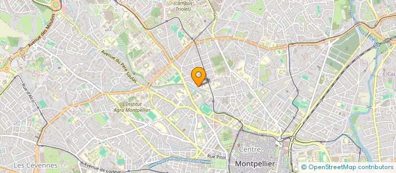 localisation de l'entreprise MONSIEUR NICOLAS LAPLACE à MONTPELLIER