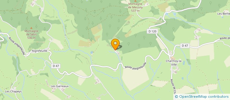 localisation de l'entreprise MONSIEUR NICOLAS LAPORTE  CHARMOY