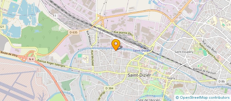 localisation de l'entreprise MONSIEUR NICOLAS LAPRADE à SAINT-DIZIER