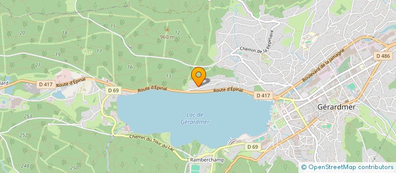 localisation de l'entreprise MONSIEUR NICOLAS LARCHE  GERARDMER