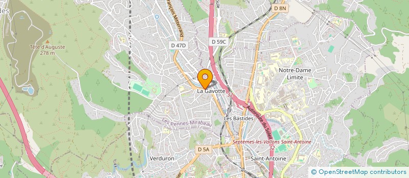 localisation de l'entreprise MONSIEUR NICOLAS LARI à LES PENNES-MIRABEAU