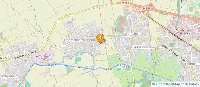 localisation de l'entreprise MONSIEUR NICOLAS LAROCHE  OBERSCHAEFFOLSHEIM