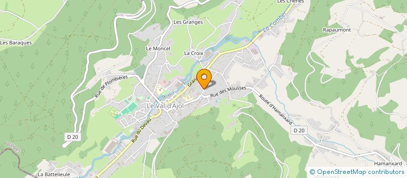 localisation de l'entreprise MONSIEUR NICOLAS LARRIERE à LE VAL-D'AJOL