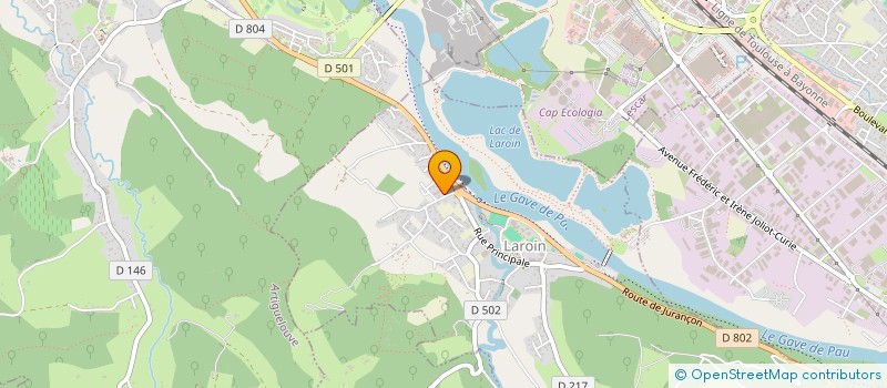 localisation de l'entreprise MONSIEUR NICOLAS LARROQUE-LOUMIET  LAROIN