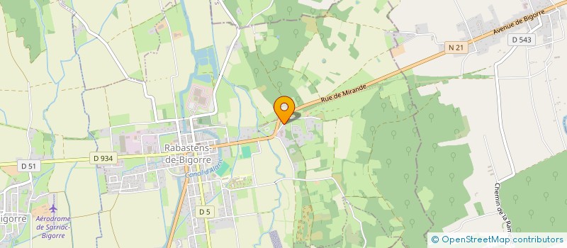 localisation de l'entreprise MONSIEUR NICOLAS LARROUDE  RABASTENS-DE-BIGORRE