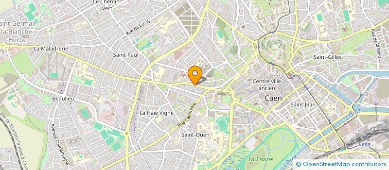 localisation de l'entreprise MONSIEUR NICOLAS LARZUL à CAEN