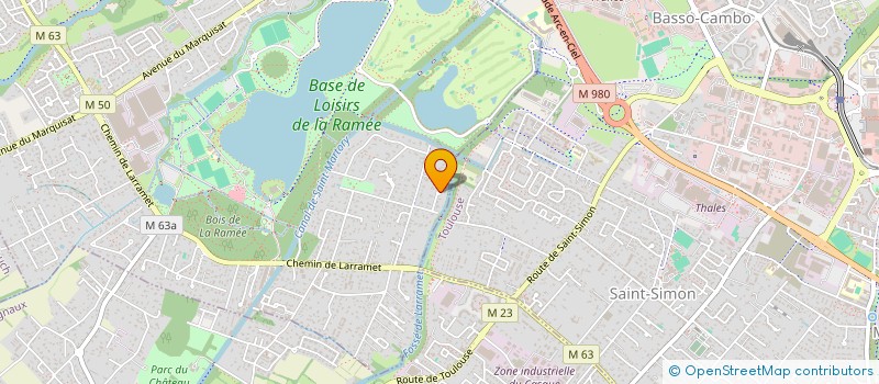 localisation de l'entreprise MONSIEUR NICOLAS LASFARGUES à TOURNEFEUILLE