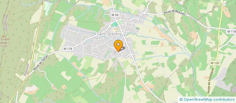 localisation de l'entreprise MONSIEUR NICOLAS LASSERRE  SAINT-DREZERY