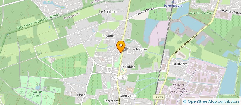 localisation de l'entreprise MONSIEUR NICOLAS LATAPIE-SOULIER à BLANQUEFORT