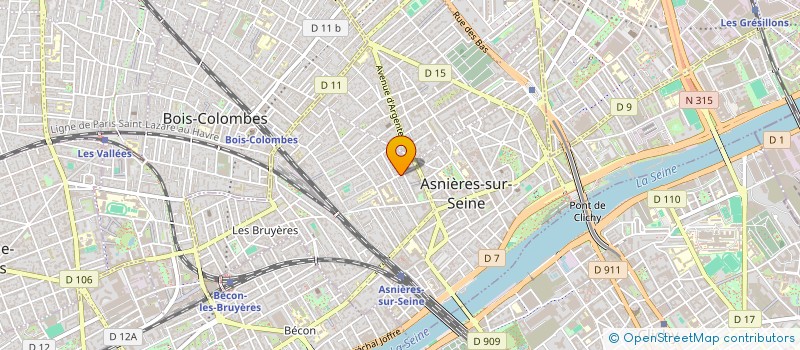 localisation de l'entreprise MONSIEUR NICOLAS LATOUCHE  ASNIERES-SUR-SEINE