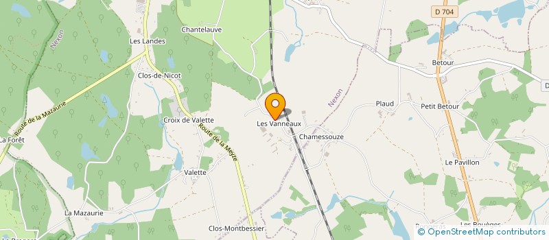 localisation de l'entreprise MONSIEUR NICOLAS LATOUR  NEXON