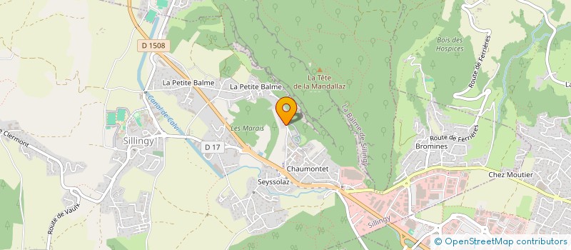 localisation de l'entreprise MONSIEUR NICOLAS LAUBTIAT  SILLINGY