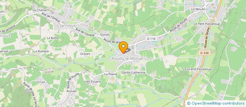 localisation de l'entreprise MONSIEUR NICOLAS LAUGE à PORTE-DES-PIERRES-DOREES