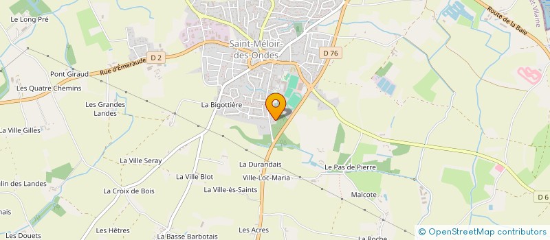 localisation de l'entreprise MONSIEUR NICOLAS LAUNAY à SAINT-MELOIR-DES-ONDES