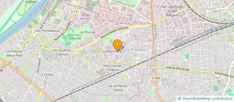 localisation de l'entreprise MONSIEUR NICOLAS LAURENCE  SARTROUVILLE