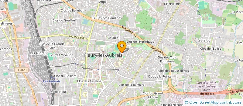 localisation de l'entreprise MONSIEUR NICOLAS LAURENT à FLEURY-LES-AUBRAIS