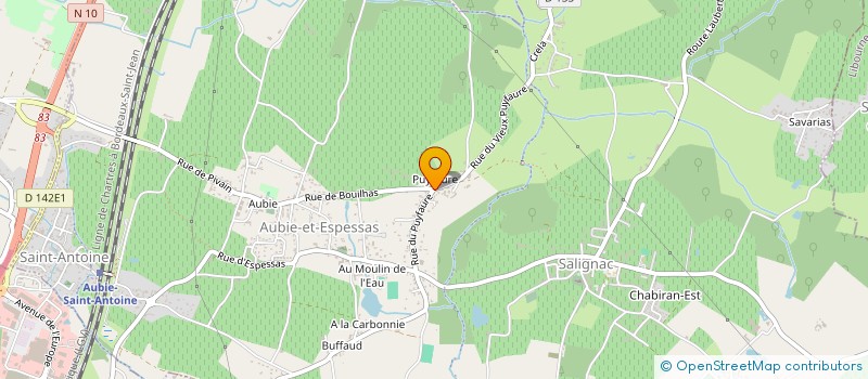 localisation de l'entreprise MONSIEUR NICOLAS LAURENT  GAURIAGUET