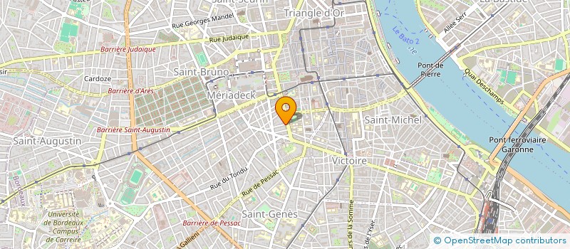 localisation de l'entreprise MONSIEUR NICOLAS LAURENT  BORDEAUX