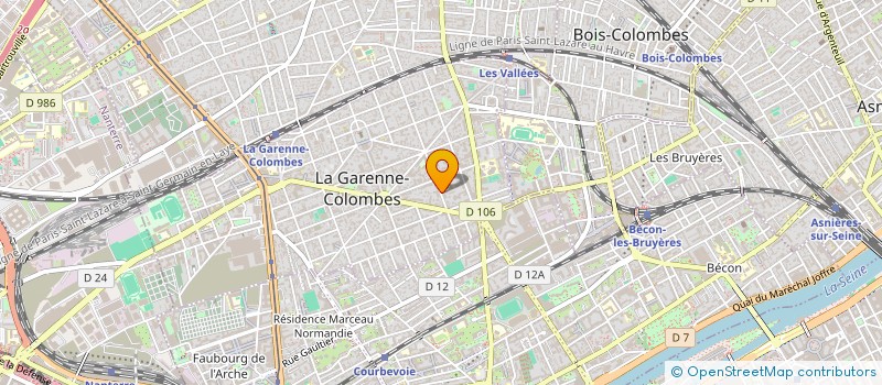 localisation de l'entreprise MONSIEUR NICOLAS LAURIAT à LA GARENNE-COLOMBES