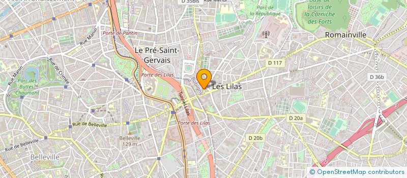 localisation de l'entreprise MONSIEUR NICOLAS LAURIOT DIT PREVOST à LE PRE-SAINT-GERVAIS