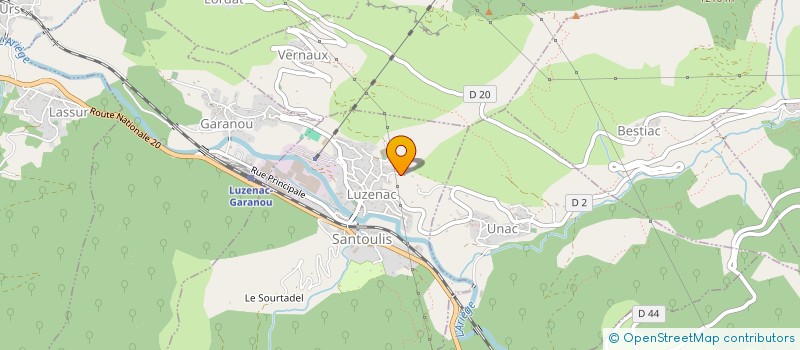 localisation de l'entreprise MONSIEUR NICOLAS LAUTRE à LUZENAC