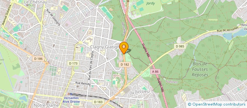 localisation de l'entreprise MONSIEUR NICOLAS LAVERGNE à VERSAILLES