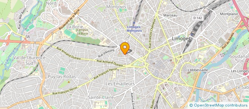 localisation de l'entreprise MONSIEUR NICOLAS LAVERGNE à LIMOGES