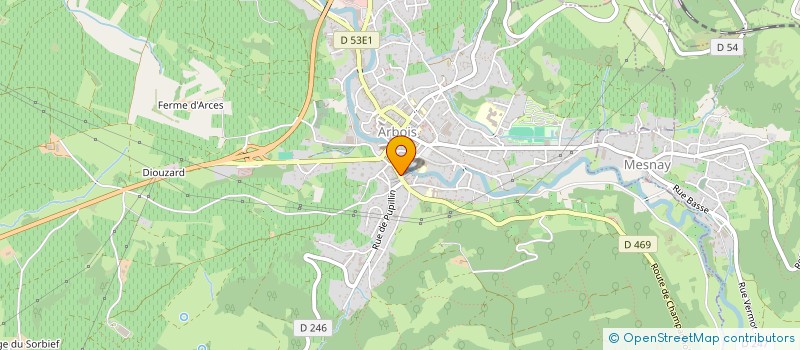 localisation de l'entreprise MONSIEUR NICOLAS LAVOCAT  ARBOIS