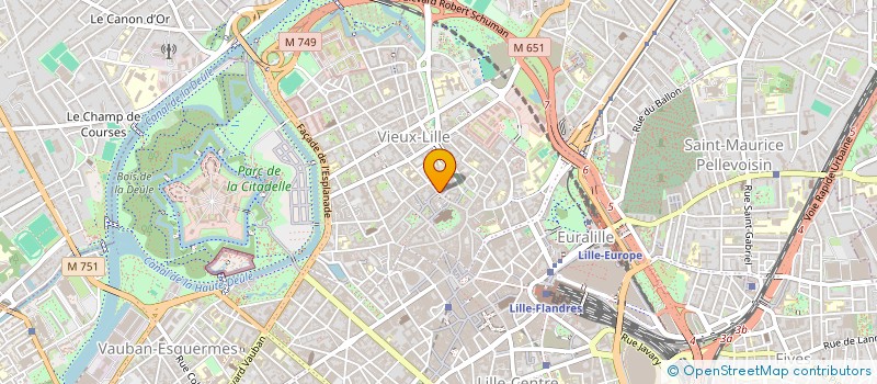 localisation de l'entreprise MONSIEUR NICOLAS LE BLAN à LILLE